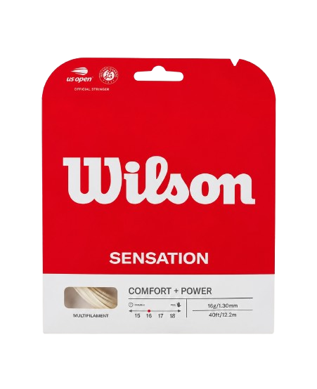 Set de Corda Wilson Sensation 16 1.30mm - Branca